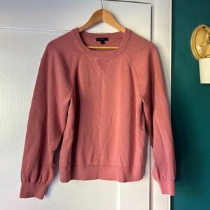 J. Crew Pink Crewneck Sweater
